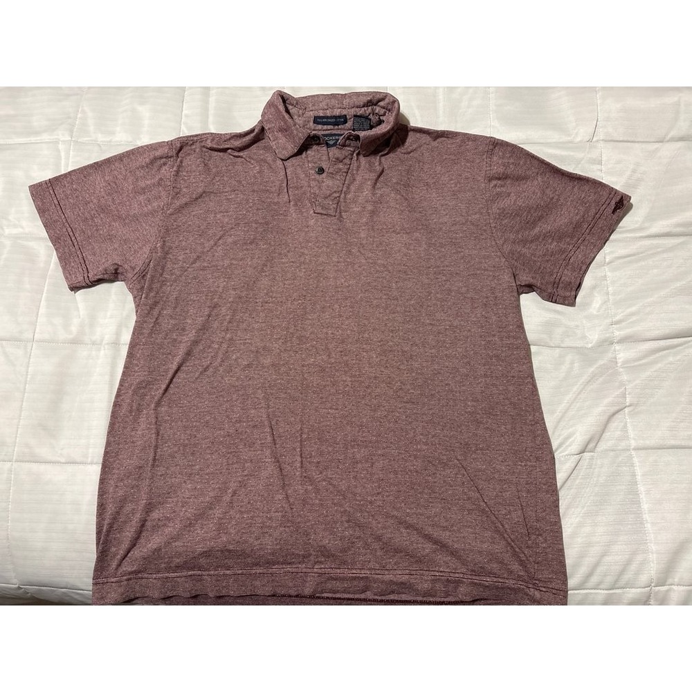 Dockers Men's Polo Shirt in Maroon